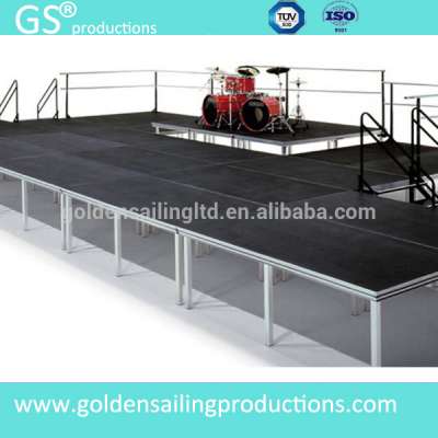 1.22m*1.22m aluminum portable stage used high quality stage truss