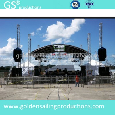 Portable stage equipment dj truss system, 400mm screw truss