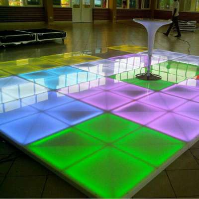 Hot selling acrylic  LED dance floor panels