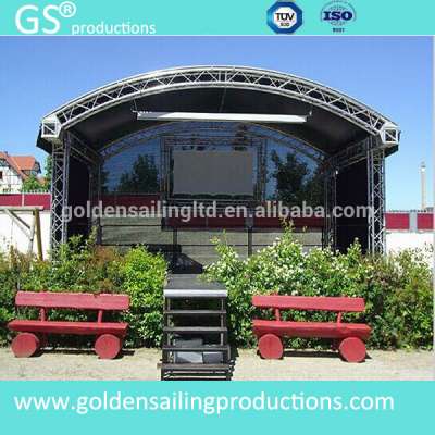 curved roof truss canopy tent aluminum truss