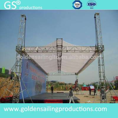 hot sale aluminum truss flat roof truss for outdoor staging system