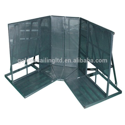 black coated aluminum crowd barriers cable ramp barrier corners